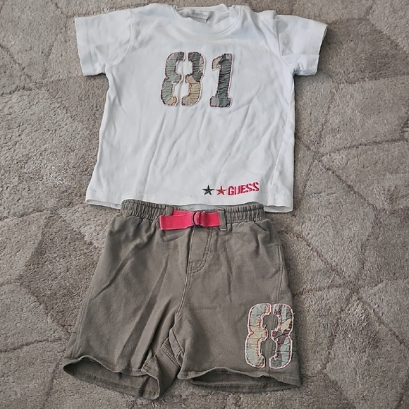 Guess Kids Graphic Tee and Shorts Set - Picture 1 of 3